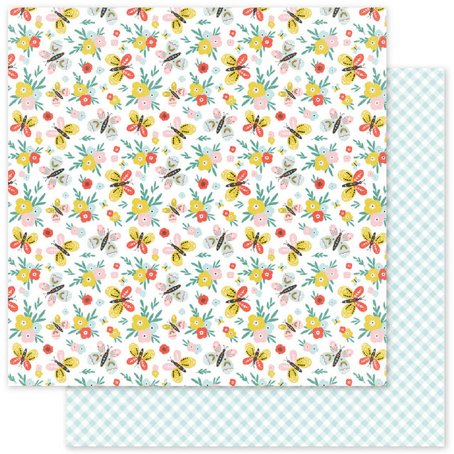 Happy Moments Basics F 12x12 Paper (12pc Bulk Pack) 34983 - Paper Rose Studio