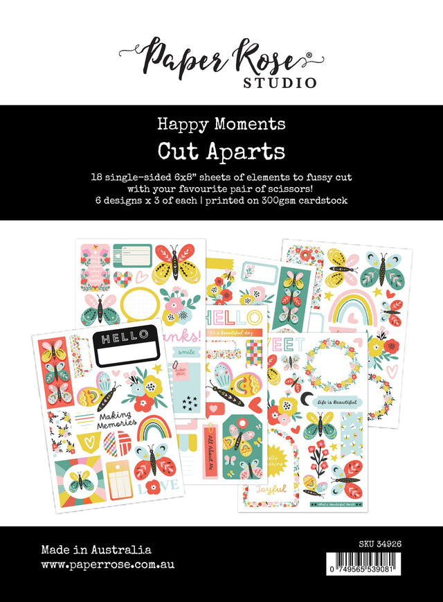 Happy Moments Cut Aparts Paper Pack 34926 - Paper Rose Studio