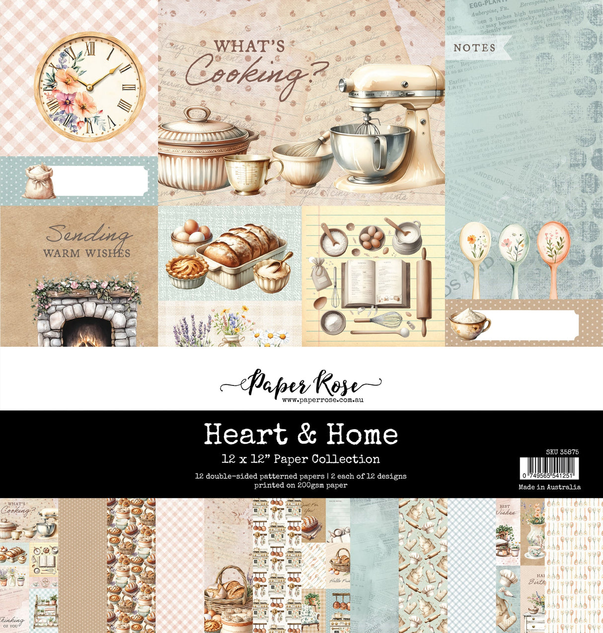 Heart & Home 12x12 Paper Collection 35875 - Paper Rose Studio