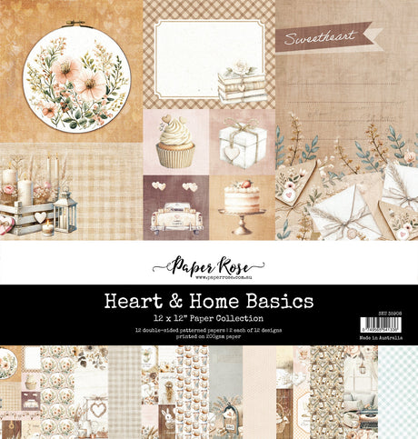 Heart & Home Basics 12x12 Paper Collection 35908 - Paper Rose Studio