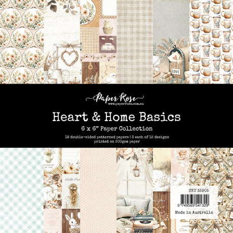 Heart & Home Basics 6x6 Paper Collection 35905 - Paper Rose Studio