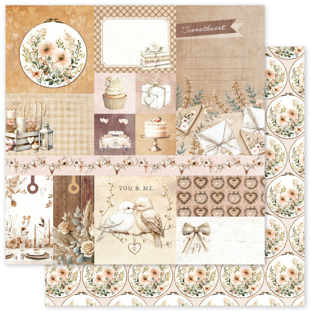 Heart & Home Basics A 12x12 Paper (12 pc Bulk Pack) 35911 - Paper Rose Studio