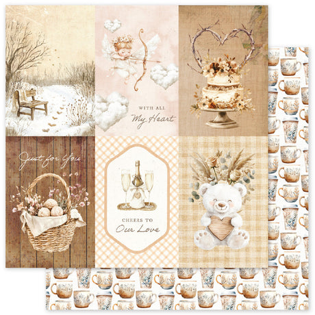 Heart & Home Basics C 12x12 Paper (12 pc Bulk Pack) 35917 - Paper Rose Studio