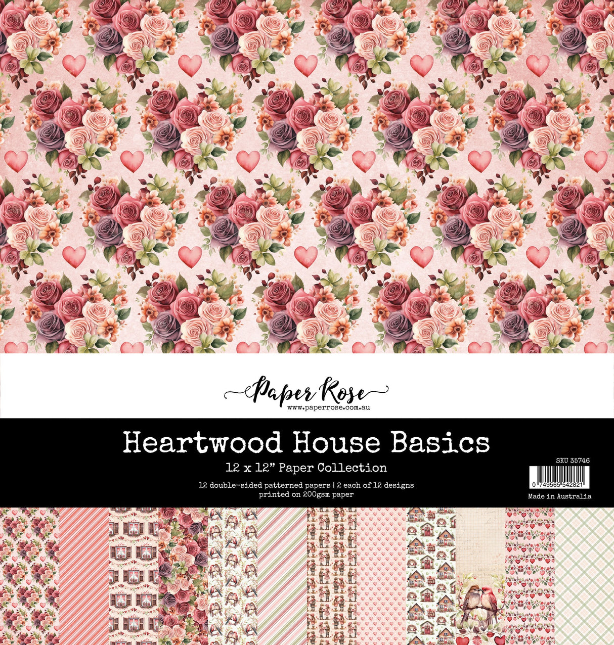 Heartwood House Basics 12x12 Paper Collection 35746 - Paper Rose Studio