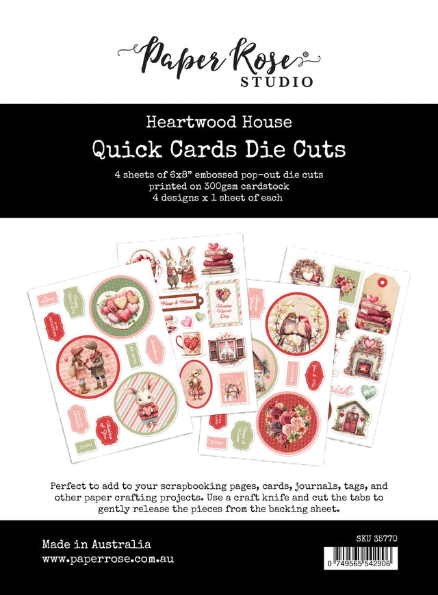 Heartwood House 6x8" Quick Cards Die Cuts 35770 - Paper Rose Studio