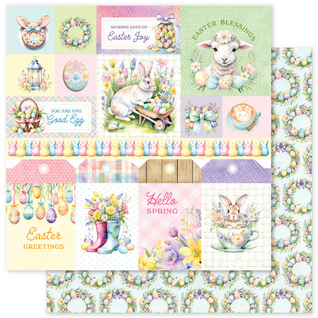 Hop Into Spring A 12x12 Paper (12 pc Bulk Pack) 36112 - Paper Rose Studio
