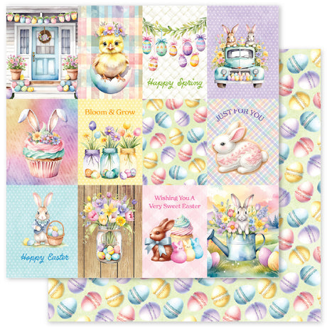 Hop Into Spring C 12x12 Paper (12 pc Bulk Pack) 36118 - Paper Rose Studio