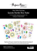 Hop Into Spring 6x8" Quick Cards Die Cuts 36169 - Paper Rose Studio