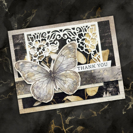 Ink & Ivory Papercuts LIMITED EDITION Cardmaking Kit with METAL DIES 36808