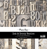 Ink & Ivory Basics 12x12 Paper Collection 36823