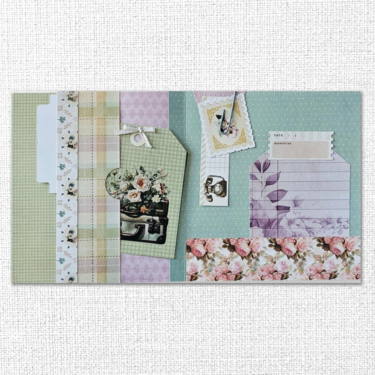 Afternoon in the Park Tags & Tickets Embossed Die Cuts 34377 - Paper Rose Studio