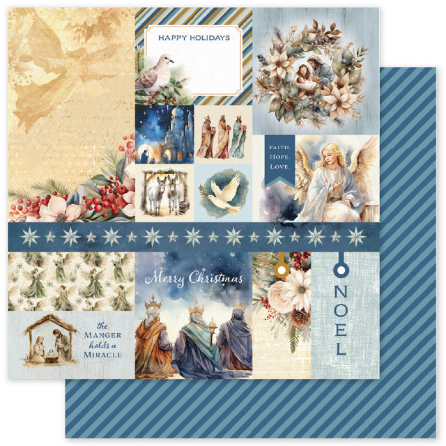 Joy to the World F 12x12 Paper (12pc Bulk Pack) 35521 - Paper Rose Studio