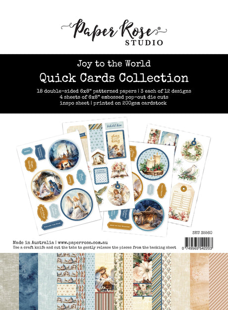 Joy to the World 6x8" Quick Card Collection 35560 - Paper Rose Studio