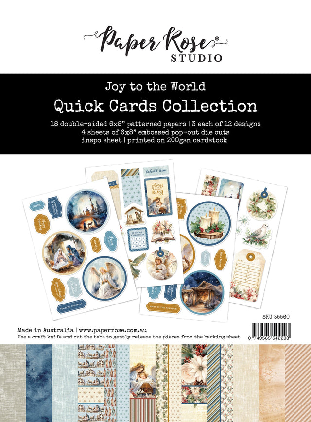 Joy to the World 6x8" Quick Card Collection 35560 - Paper Rose Studio