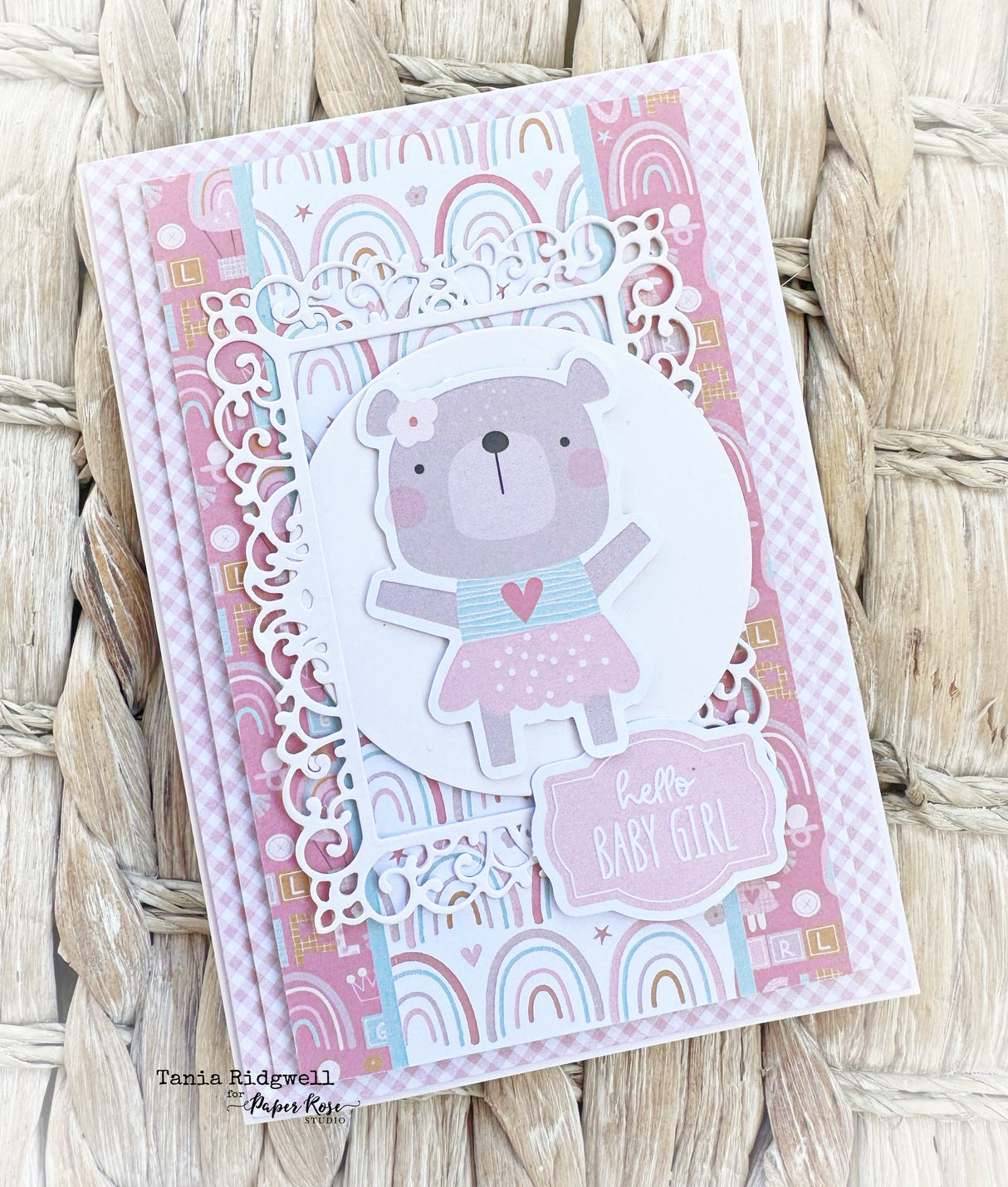 Hello Little Girl 6x8" Die Cuts & Sentiments 30015 - Paper Rose Studio