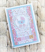 Hello Little Girl 6x8" Die Cuts & Sentiments 30015 - Paper Rose Studio