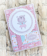 Hello Little Girl 6x8" Die Cuts & Sentiments 30015 - Paper Rose Studio