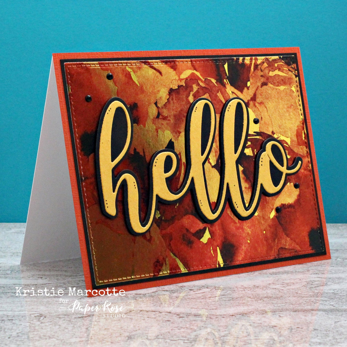 Hello Large Layered Word Metal Die Set 18051 - Paper Rose Studio
