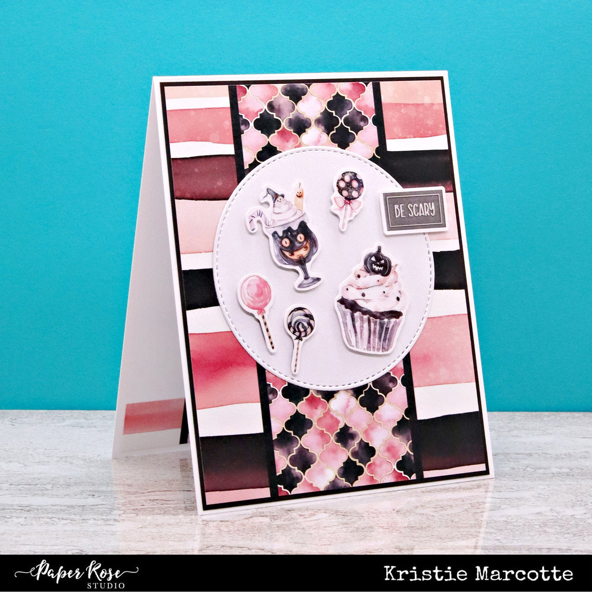 Pink Halloween 6x8" Quick Cards Collection 32871 - Paper Rose Studio