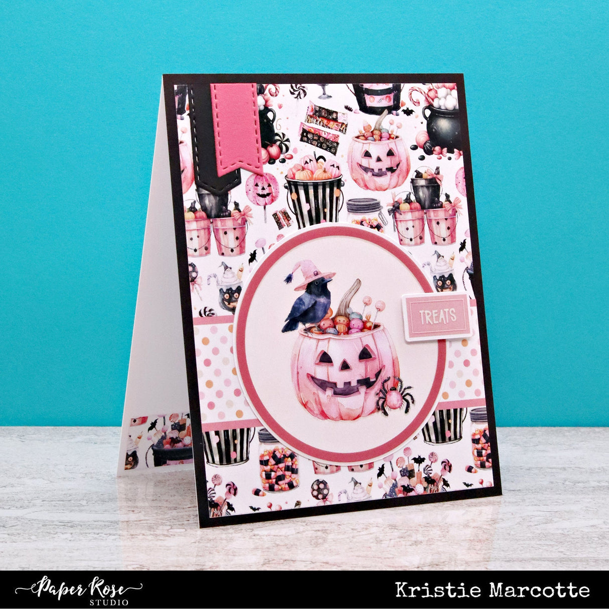 Pink Halloween 6x8" Quick Cards Collection 32871 - Paper Rose Studio