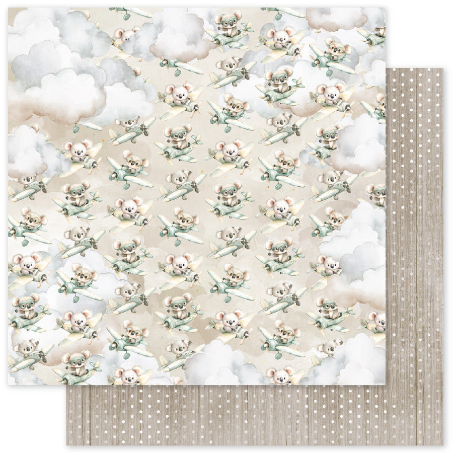 Little Koala Adventures Basics D 12x12 Paper (12 pc Bulk Pack) 36682