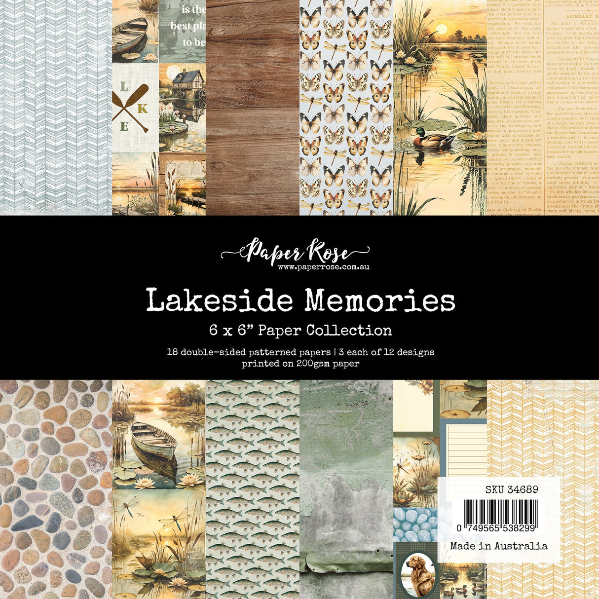 Lakeside Memories 6x6 Paper Collection 34689 - Paper Rose Studio