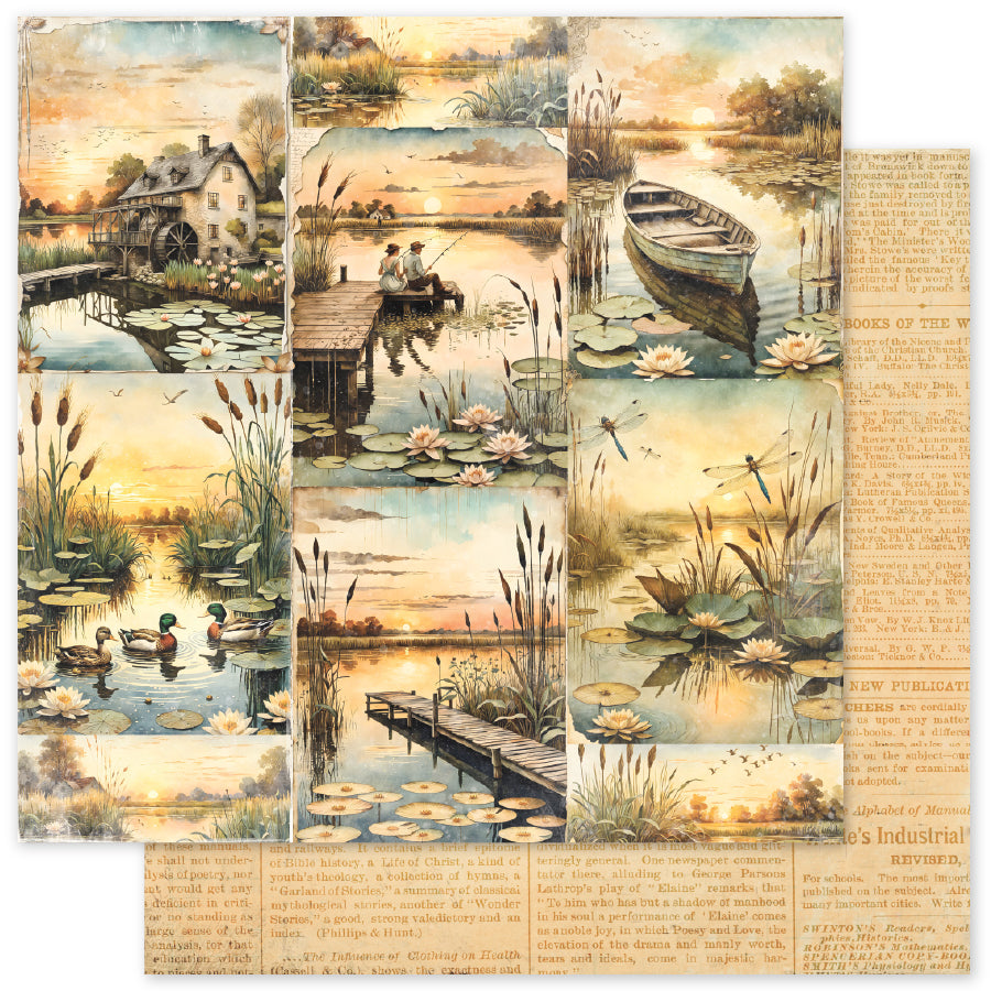 Lakeside Memories C 12x12 Paper (12pc Bulk Pack) 34701 - Paper Rose Studio