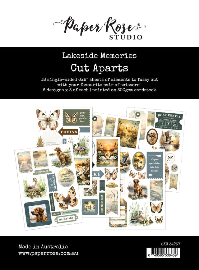 Lakeside Memories Cut Aparts Paper Pack 34737 - Paper Rose Studio
