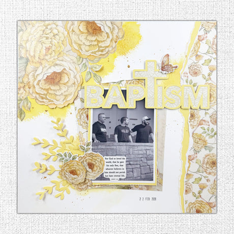 Words of Wisdom 6 x 8" Scripture Embossed Die Cuts 35593 - Paper Rose Studio