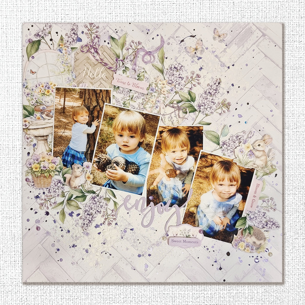Petals & Pansies Basics 12x12 Paper Collection 36403