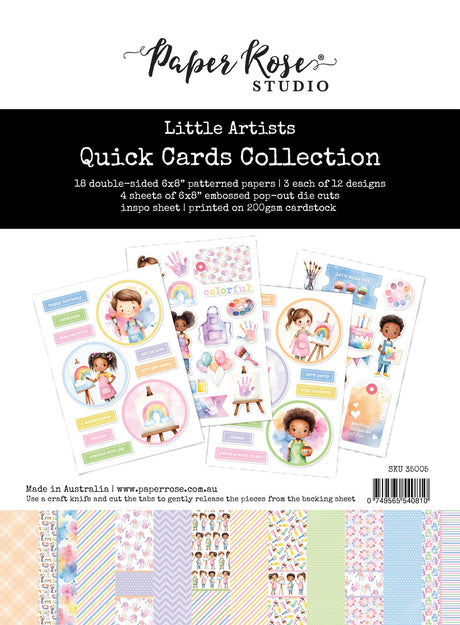 Little Artists 6x8" Quick Cards Collection 35005 - Paper Rose Studio