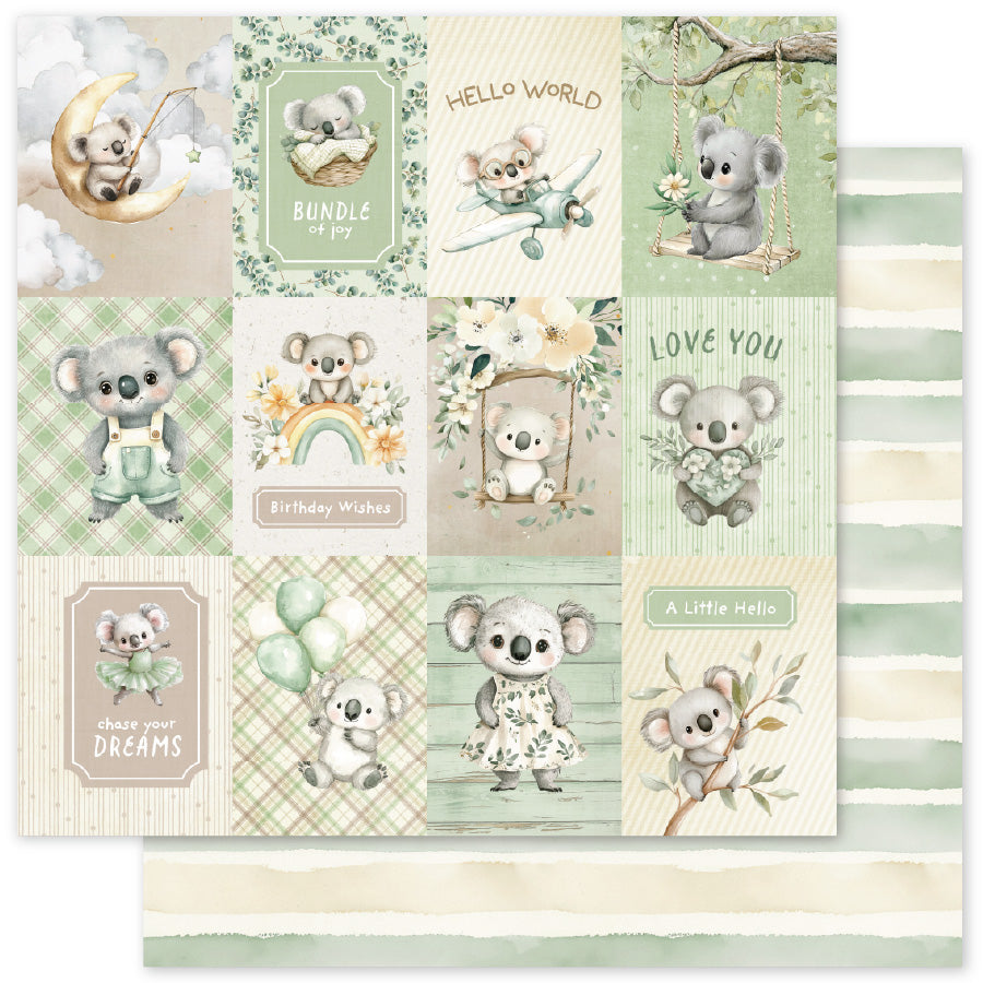 Little Koala Adventures E 12x12 Paper (12 pc Bulk Pack) 36655