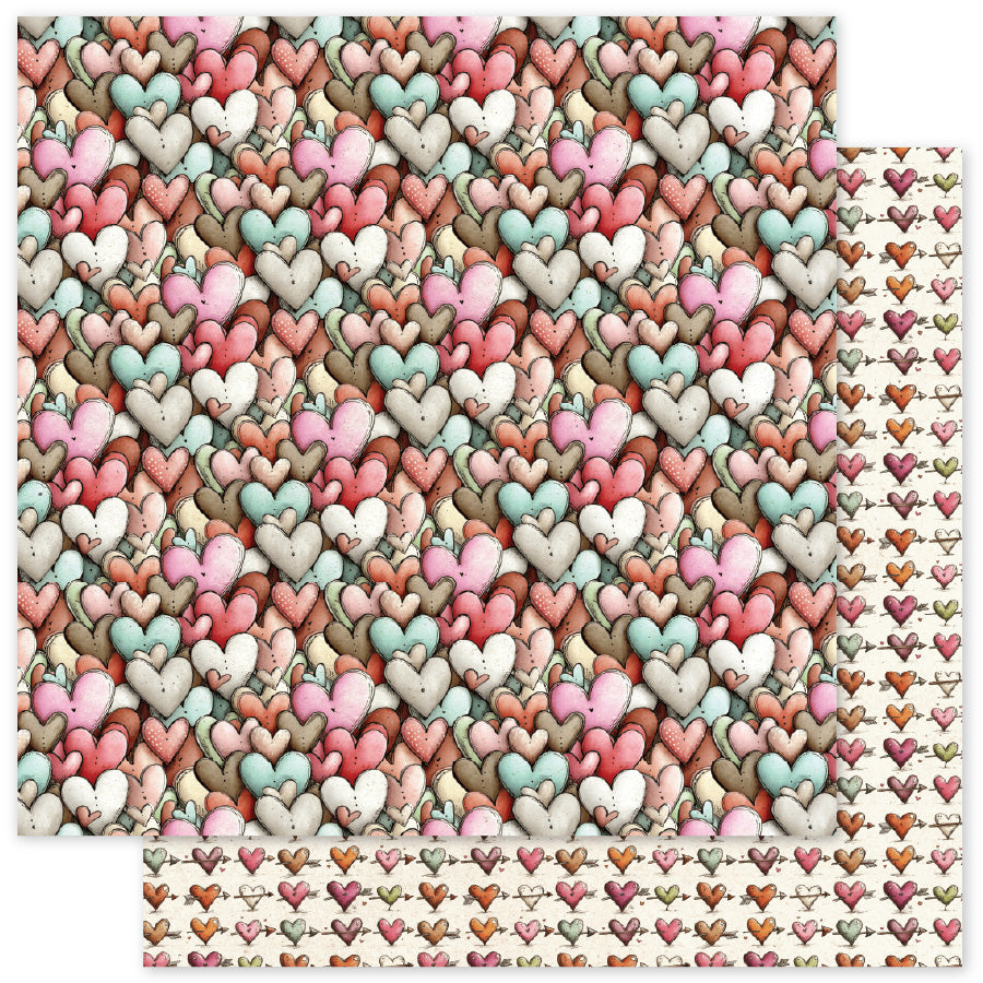 Love & Daydreams Basics E 12x12 Paper (12 pc Bulk Pack) 35995