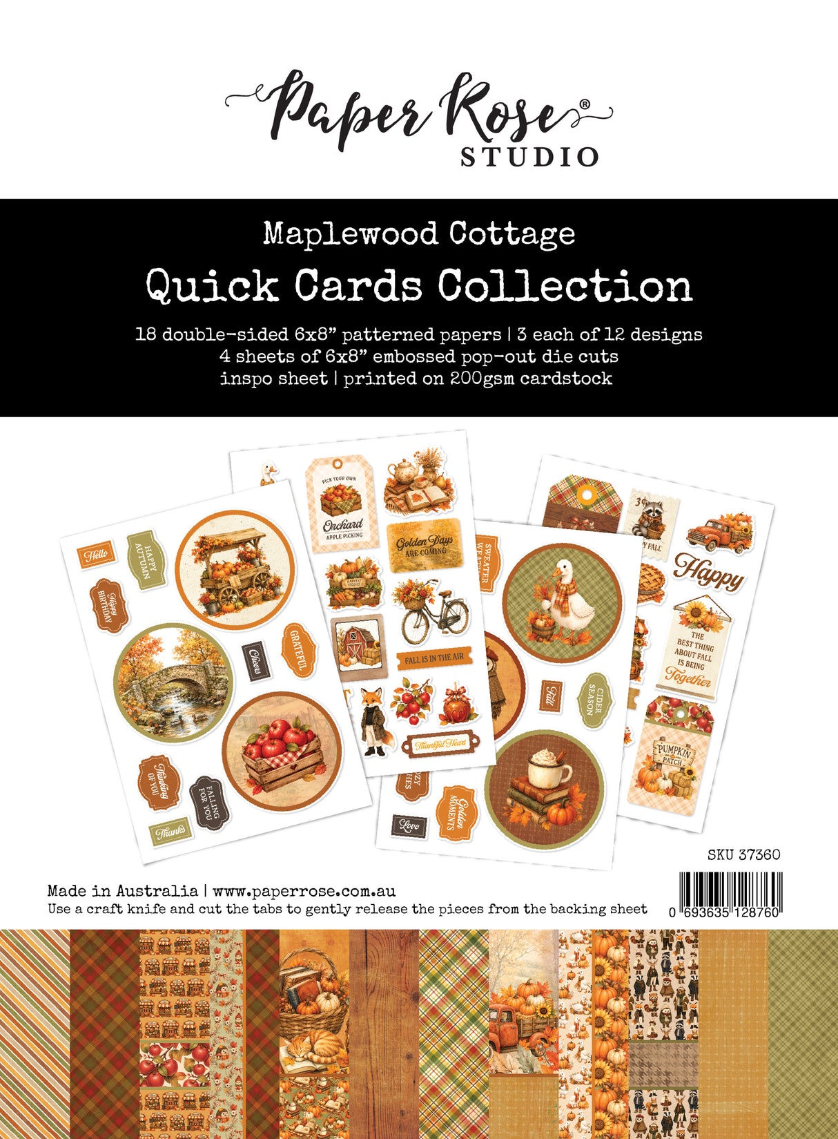Maplewood Cottage 6x8" Quick Cards Kit 37360