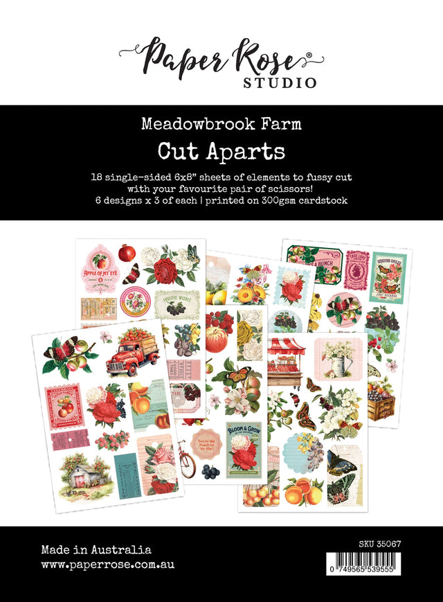 Meadowbrook Farm Cut Aparts Paper Pack 35067 - Paper Rose Studio