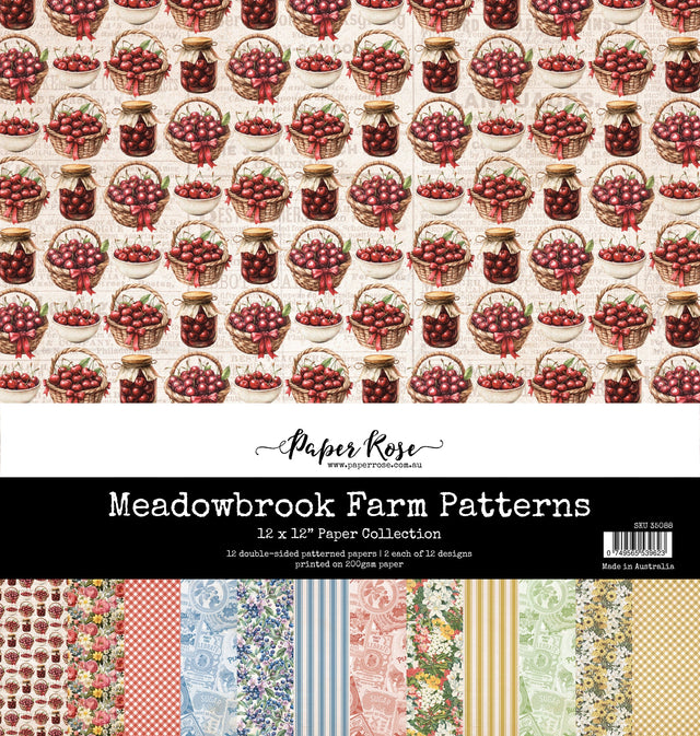Meadowbrook Farm Patterns 12x12 Paper Collection 35088 - Paper Rose Studio