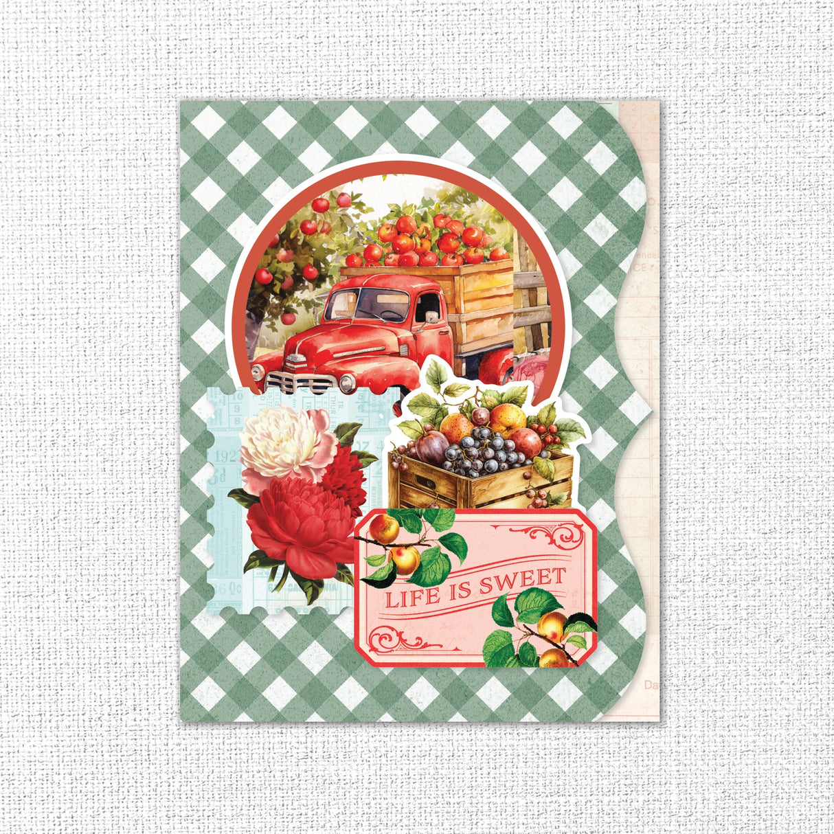 Meadowbrook Farm 8.5" x 11" Mini Junk Journal Folio Kit 35109 - Paper Rose Studio