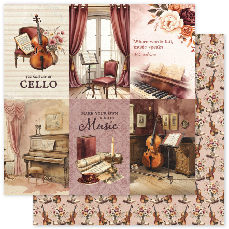Melody & Memories C 12x12 Paper (12 pc Bulk Pack) 37387