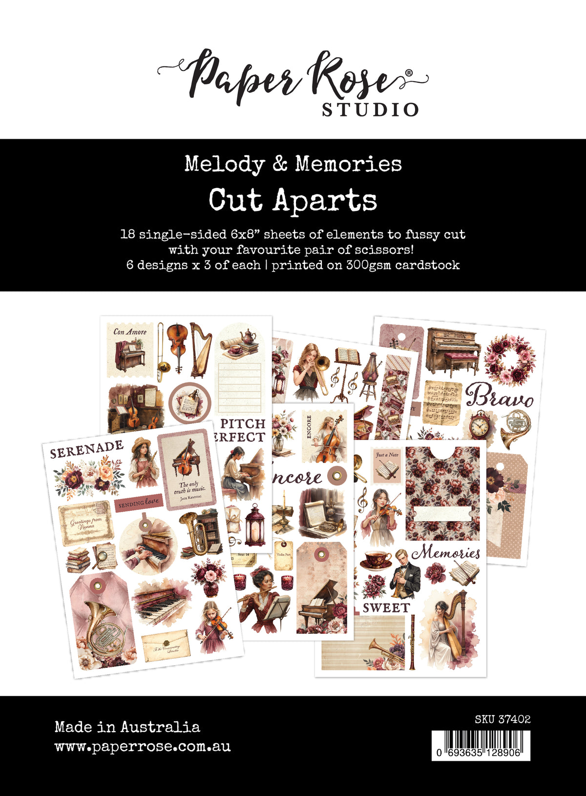 Melody & Memories 6 x 8" Cut Aparts 37402