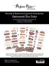 Melody & Memories 6 x 8" Layered Sentiments 37444