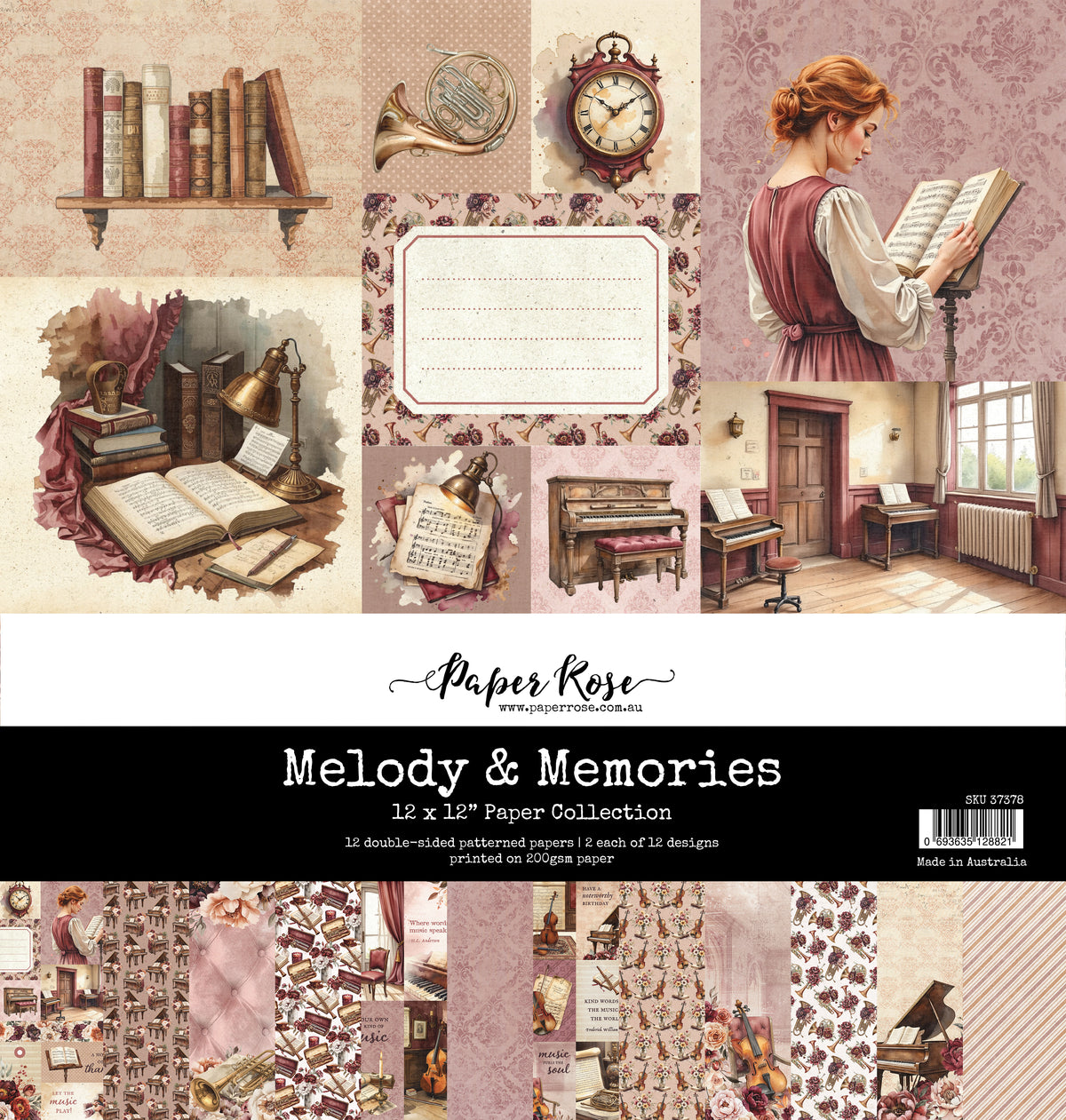 Melody & Memories 12x12 Paper Collection 37378