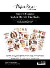 Melody & Memories 6x8" Quick Cards Die Cuts 37438