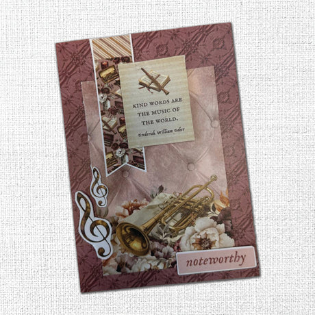 Melody & Memories 6 x 8" Embossed Die Cuts 37399