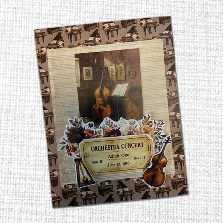 Melody & Memories 6x8" Tags & Tickets Embossed Die Cuts 37432