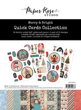 Merry and Bright 6x8" Quick Card Collection 35701 - Paper Rose Studio