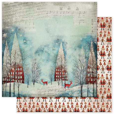 Merry and Bright D 12x12 Paper (12pc Bulk Pack) 35656 - Paper Rose Studio