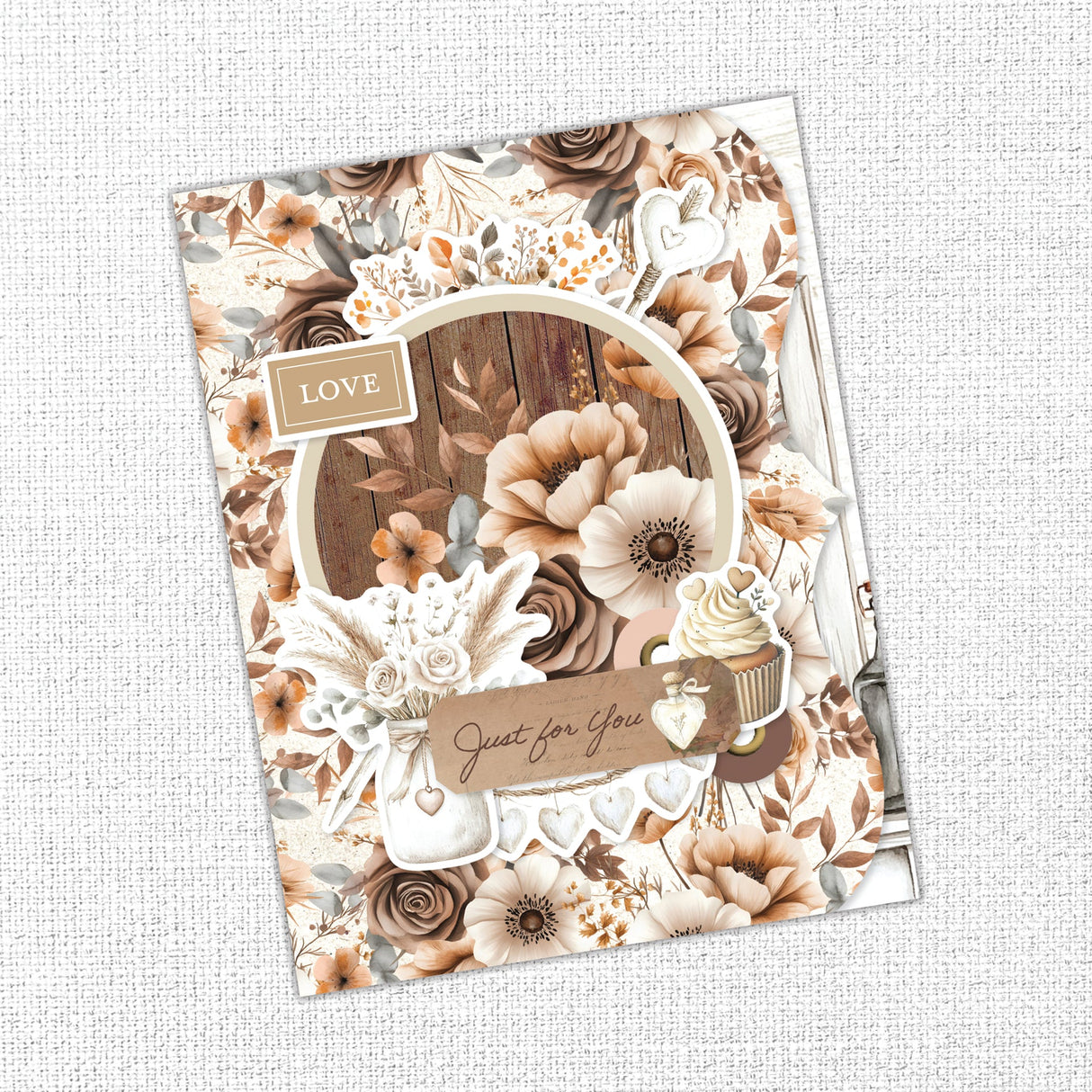 Heart & Home 8.5x11" Mini Junk Journal Folio Kit 35938 - Paper Rose Studio