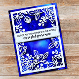 Ella's Garden Rose Rectangle Frame Metal Die 17958 - Paper Rose Studio