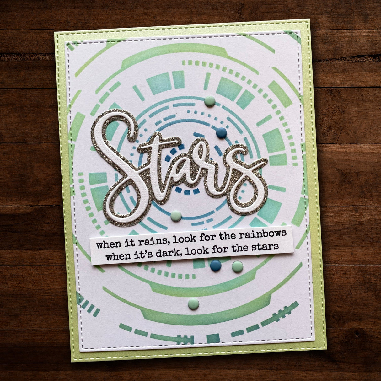 Star Words 4 x 4" Clear Stamp Set 18231 - Paper Rose Studio