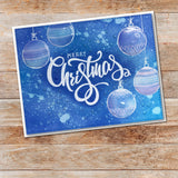 Sketchy Christmas Ornaments 4x6" Clear Stamp Set 18342 - Paper Rose Studio